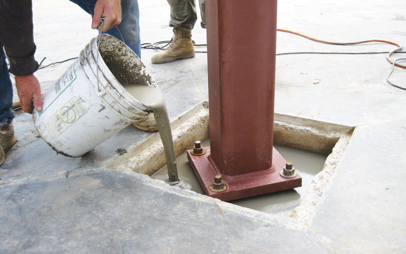 Non-Shrink Grouts Application